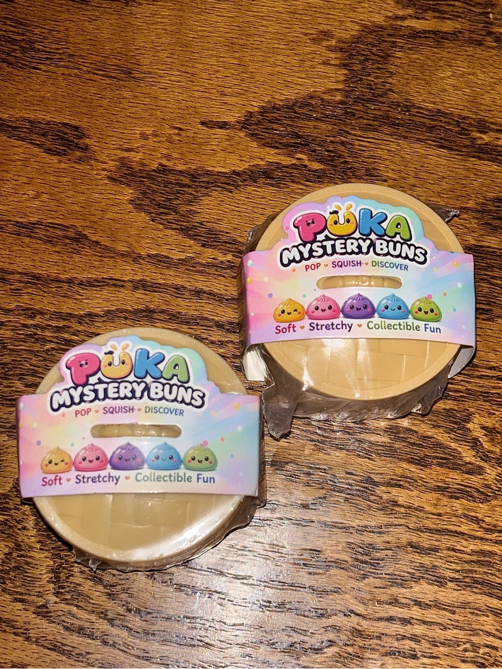 2X New/Sealed Puka Mystery Buns Glitter Squishy Dumplings